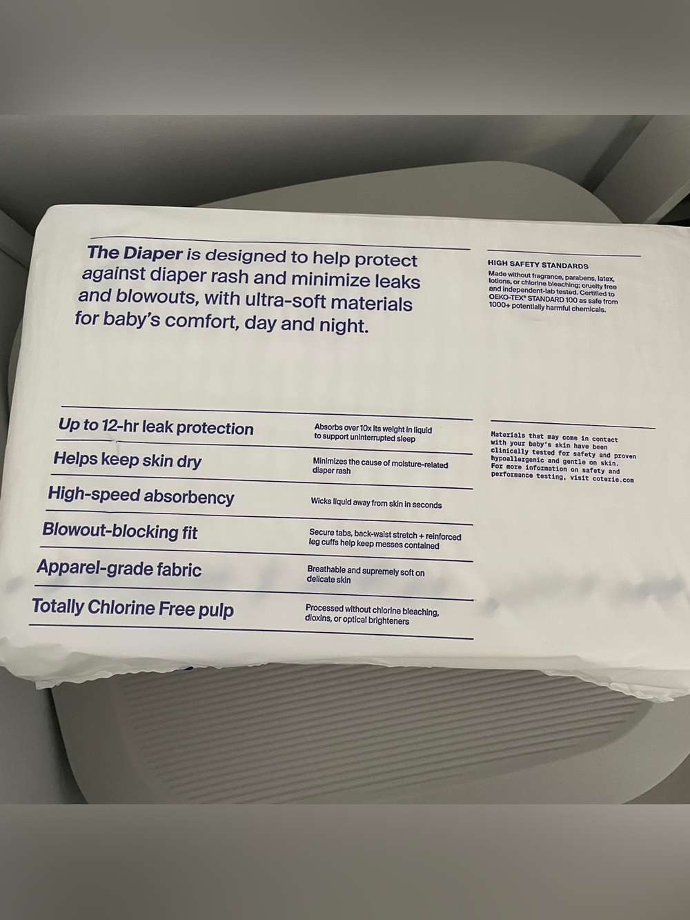 COTERIE Diapers Size 3 Pack of 28 diapers NEW - Picture 2 of 2